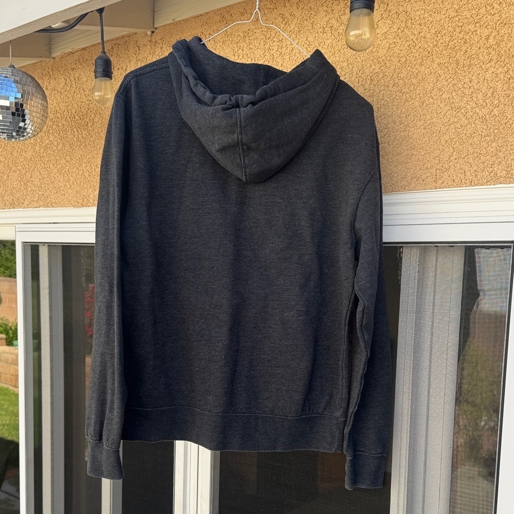 Huntington Surf & Sport Charcoal Gray Pullover Graphic Hoodie Size Medium - Picture 2 of 3